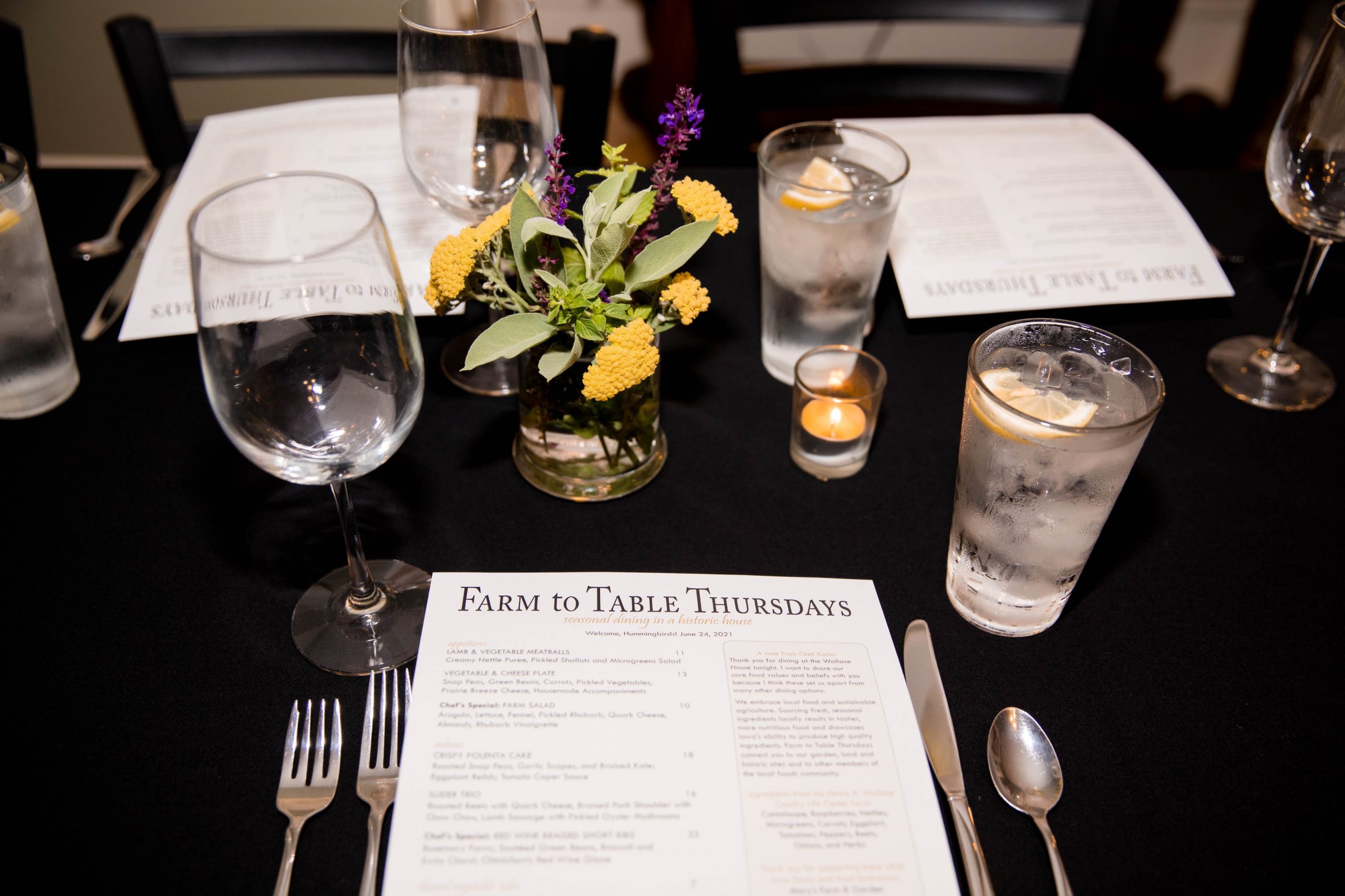Farm to Table Dining The Wallace Centers of Iowa